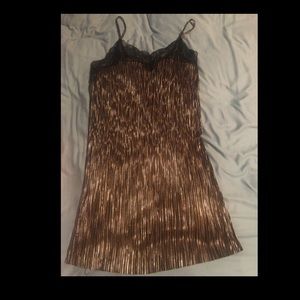 Black and Gold party dress. Size L